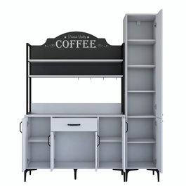 Hanah Home Armario Multiusos Blanco 160x198,6x40 cm